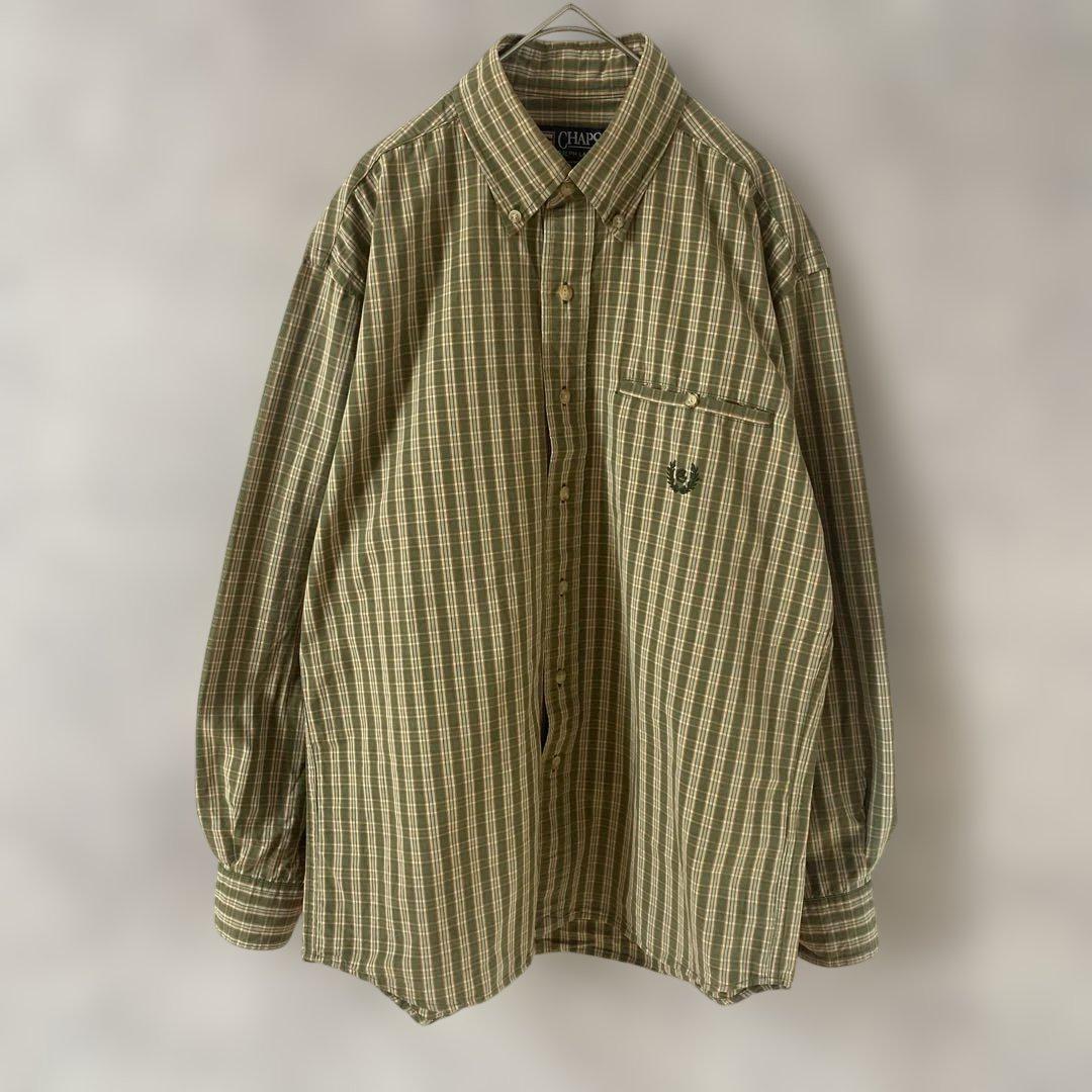CHAPS RALPH LAUREN チェック柄シャツ Mサイズ クラシカル拍卖