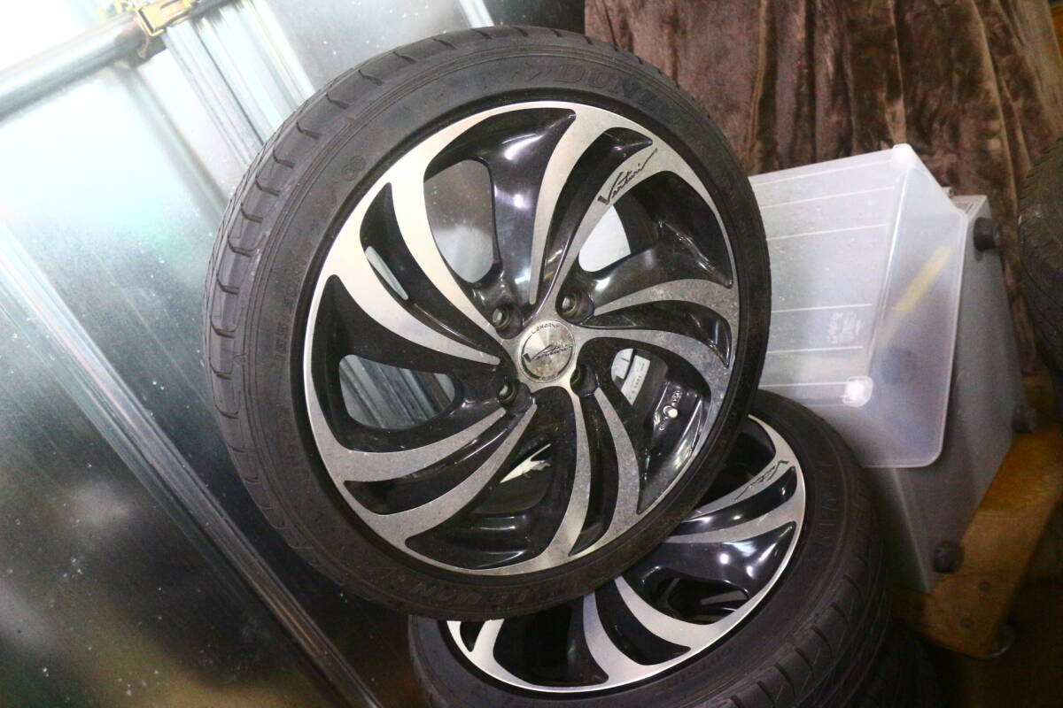 YJ09061 Venturi タイヤホイール 4本セット 16x5.5J PCD100 直取限定 中古 現状品拍卖