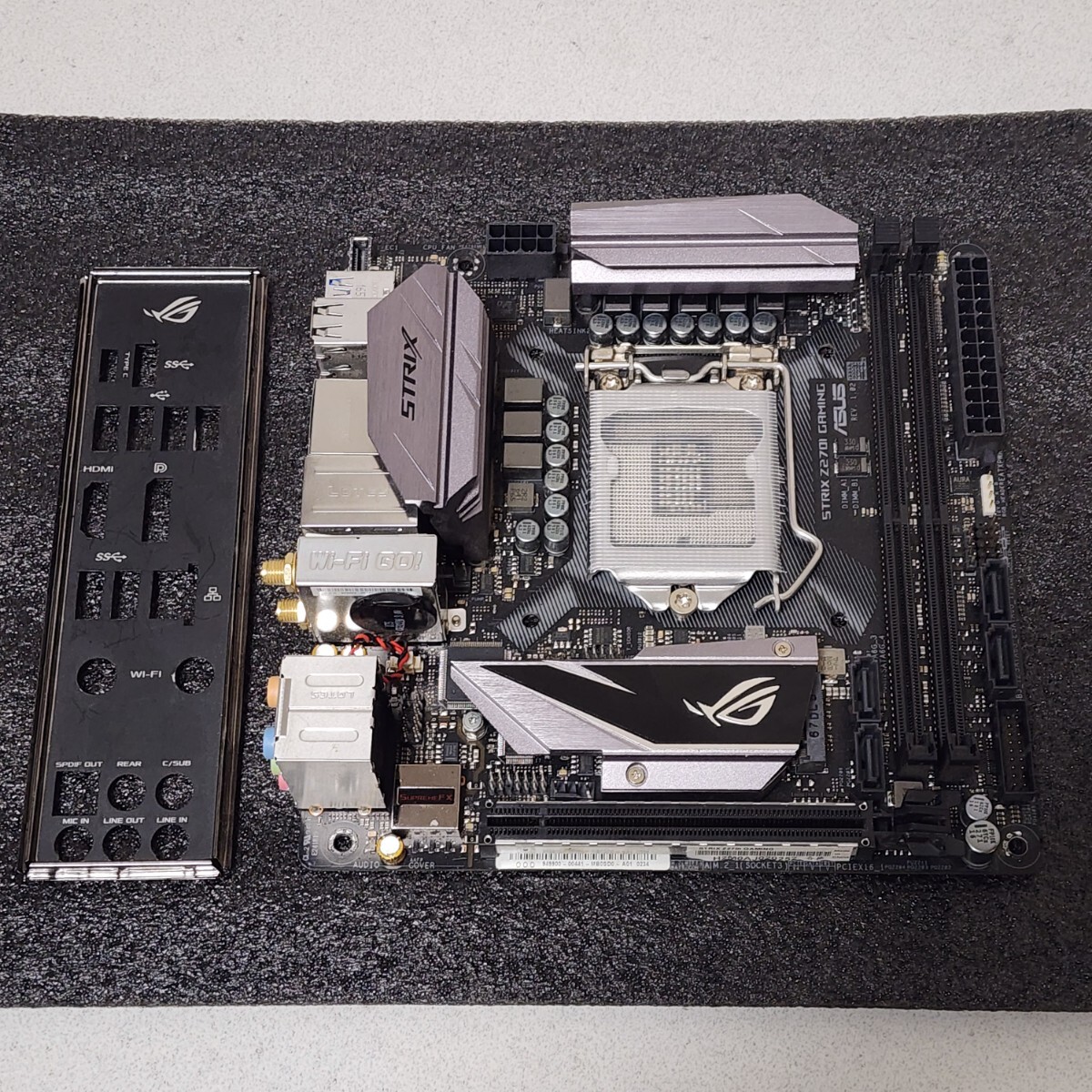 ASUS STRIX Z270I GAMING IOパネル付属 LGA1151 Mini-ITXマザーボード 第6・7世代CPU対応 最新Bios 動作確認済 PCパーツ (2)拍卖