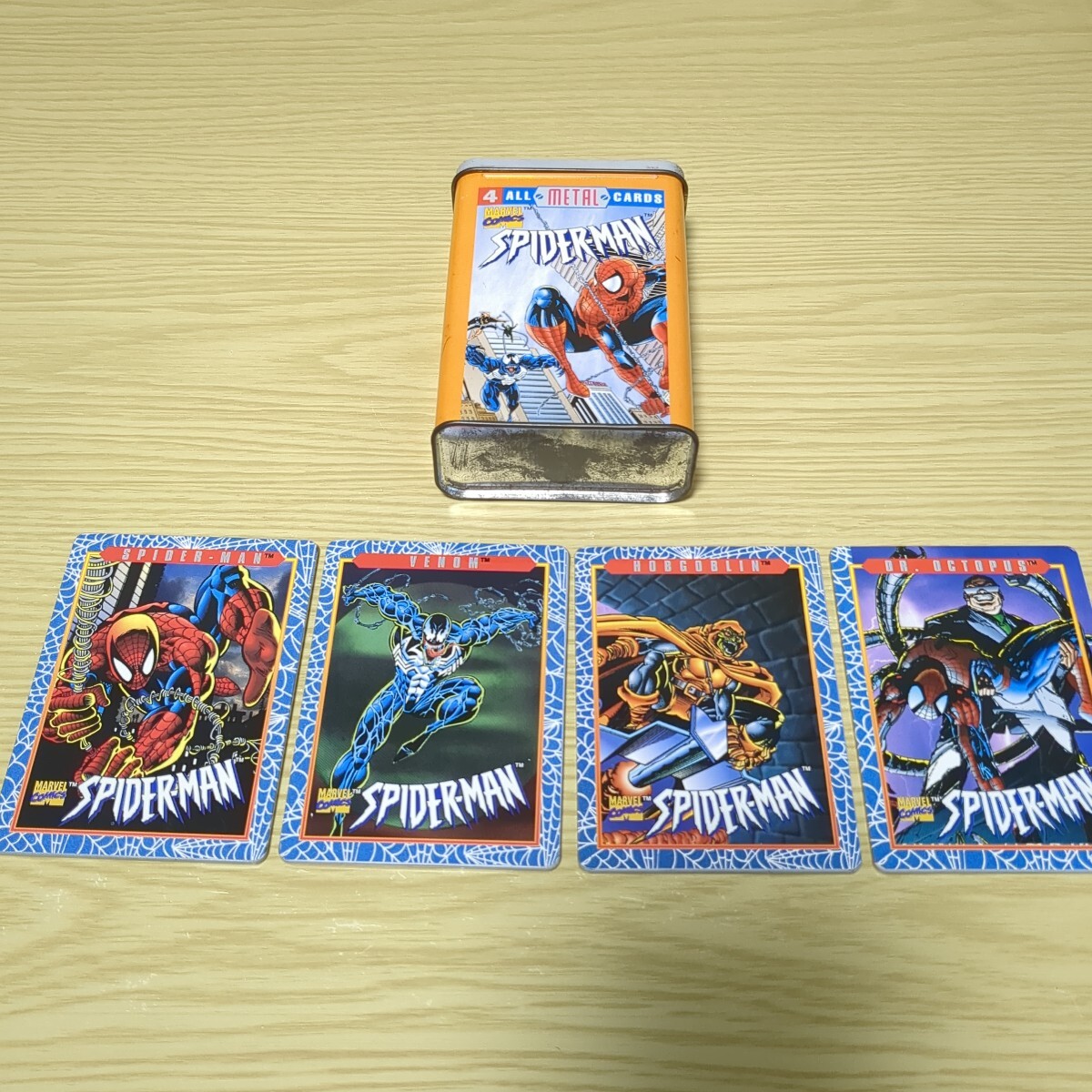 アメリカ製 1996 Marvel Comics Spider-man 4 All Metal Cards マーベル スパイダーマン カード拍卖
