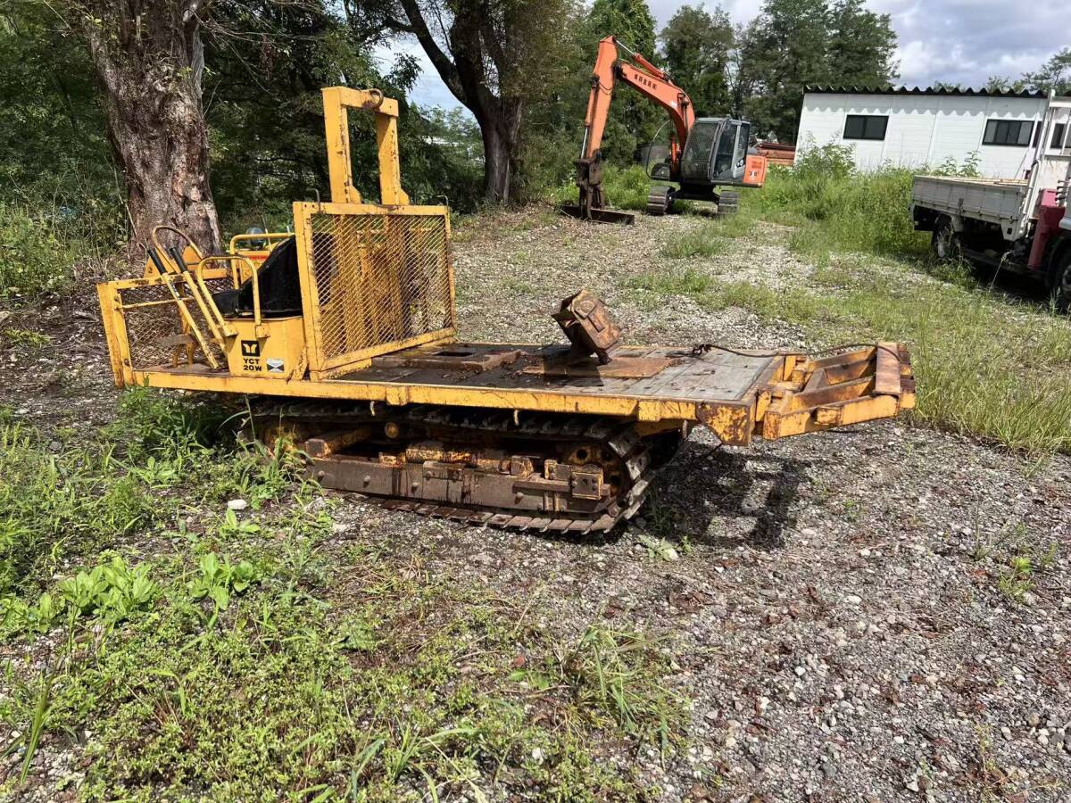 動画あり 秋田発 YANMAR ヤンマーキャタトラ YCT20W ウィンチ付乗用運搬車 セル付き 11馬力 1800kg ヤンマー運搬車 拍卖