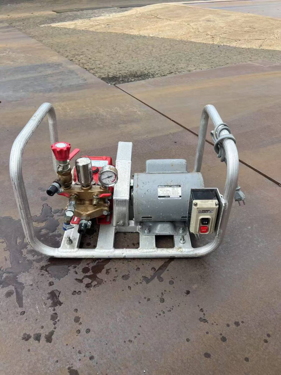 動画あり 秋田発 高圧プランジャーポンプ ポータブル動噴 CS-10KMA 単相100V 400W拍卖
