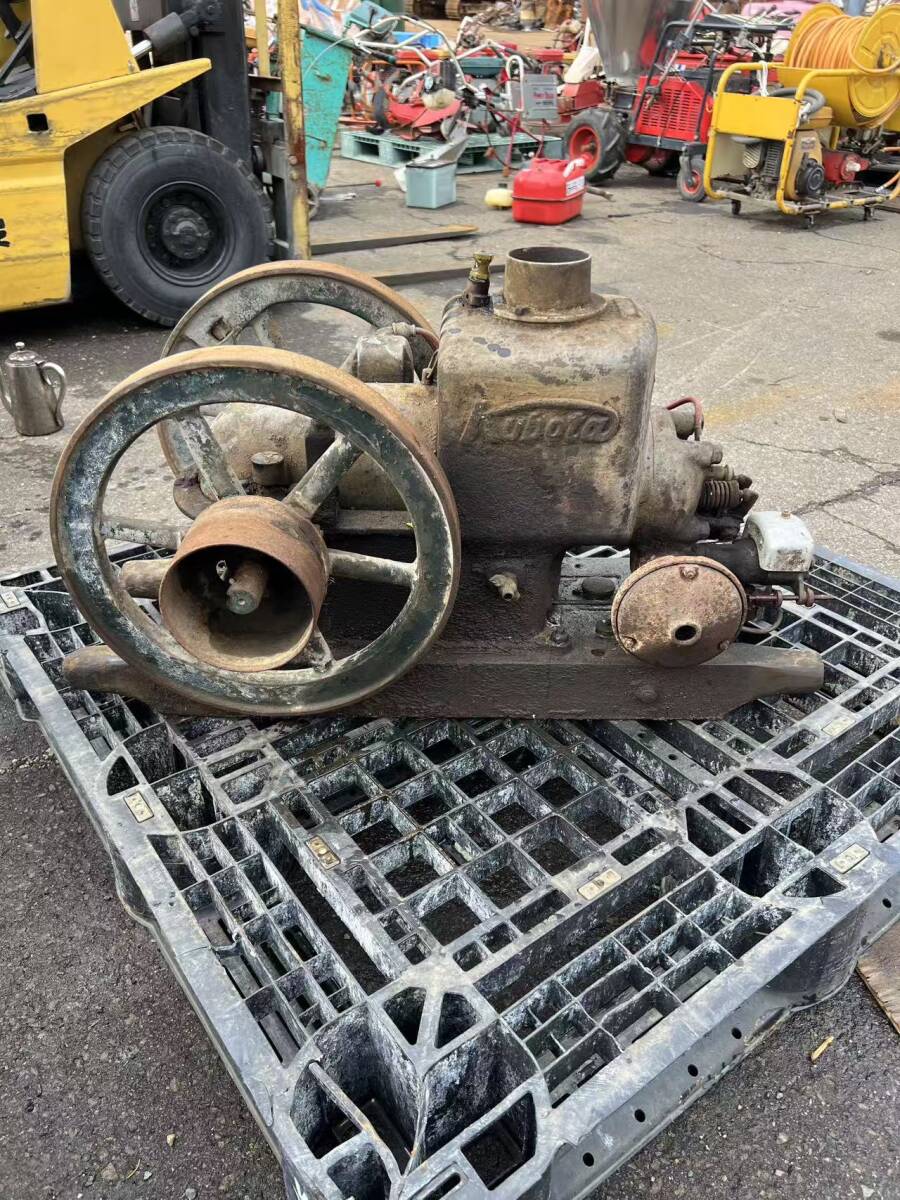 動画あり 秋田発 クボタ 発動機 BHB 型 石油 圧縮があり 現状渡し拍卖