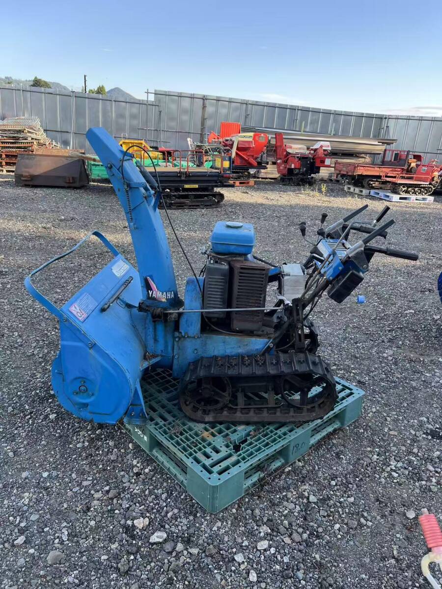 動画あり 秋田発  除雪機  YAMAHA YT-1090 ガソリンエンジン 7KX 10馬力  セル付き  ジャンク品拍卖