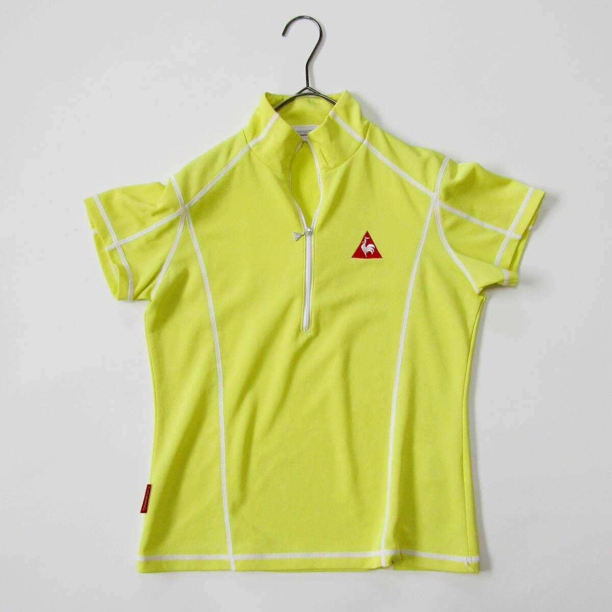 Le Coq Sportif ルコックスポルティフ レディースゴルフジップメッシュシャツ Mサイズ拍卖