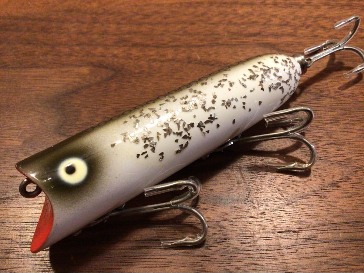★美品★HEDDON へドン LUCKY 13 ラッキー13”OLD/オールド/ビンテージ/縦割れ/吹き目“「SS」ダーター ポッパー拍卖