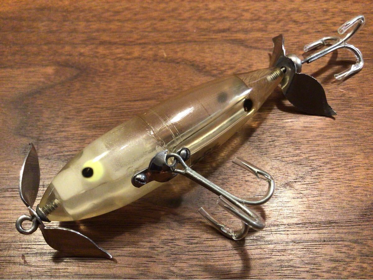 ★美品★HEDDON へドン WOUNDED SPOOK ウンデッドスプーク”OLD/オールド/ビンテージ/吹き目/カリペラ“「C/クリア」スイッシャー拍卖