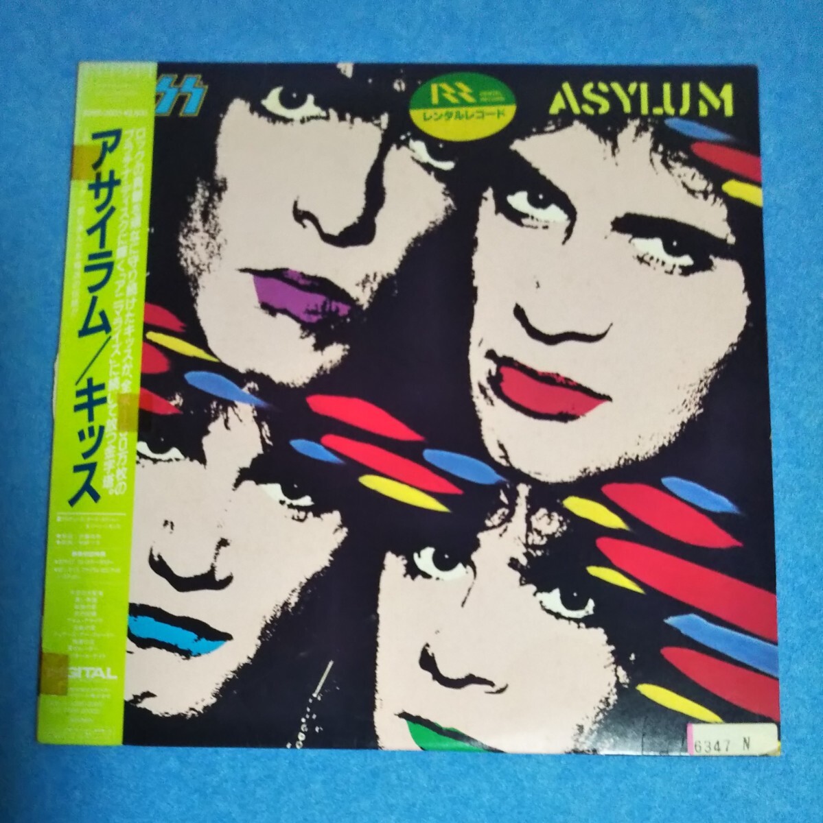 国内盤LP■キッス / アサイラム■レンタル落ちレコード■帯付■再生確認済み■KISS / ASYLUM拍卖