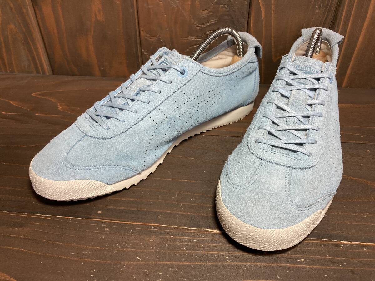 ★Onitsuka Tiger オニツカタイガー MEXICO 66メキシコ 66 スエード 水色 25.5cm 極美品 Used 検 スニーカー アシックス拍卖