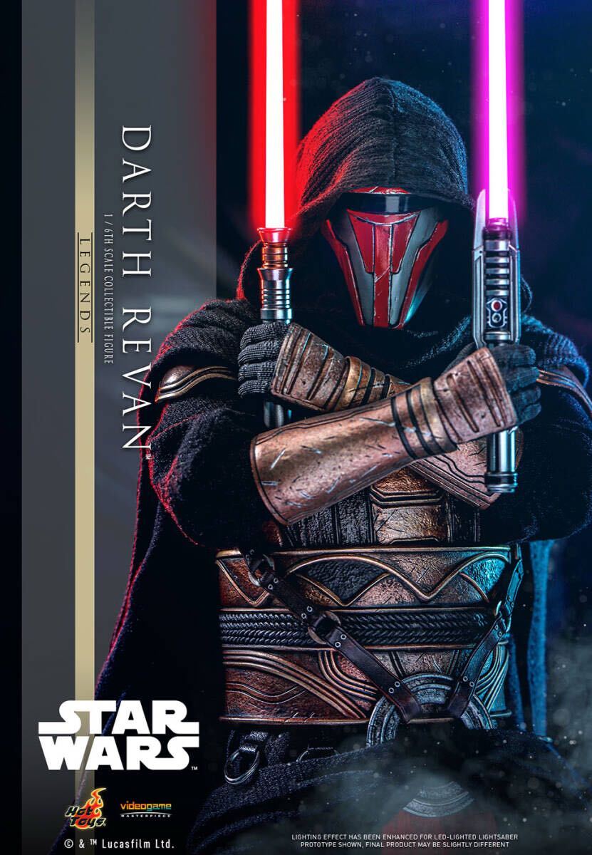 ホットトイズ 1/6 スター・ウォーズ ダース・レヴァン 通常.Ver 未開封新品 VGM62 Star Wars Darth Revan Hot Toys拍卖