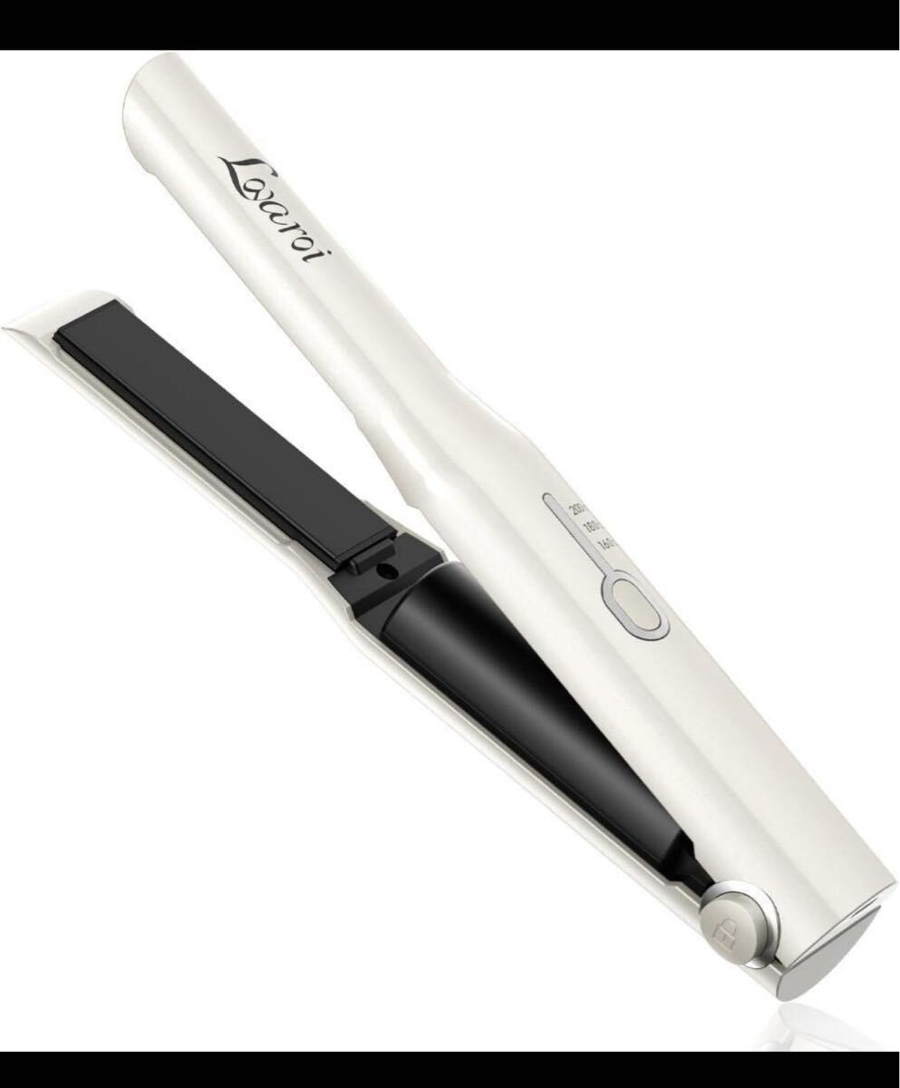 ヘアアイロン コードレス Lovaroi 2way カール&ストレート 3段階温度調整 ミニ USB充電式 自動OFF ロック機能拍卖