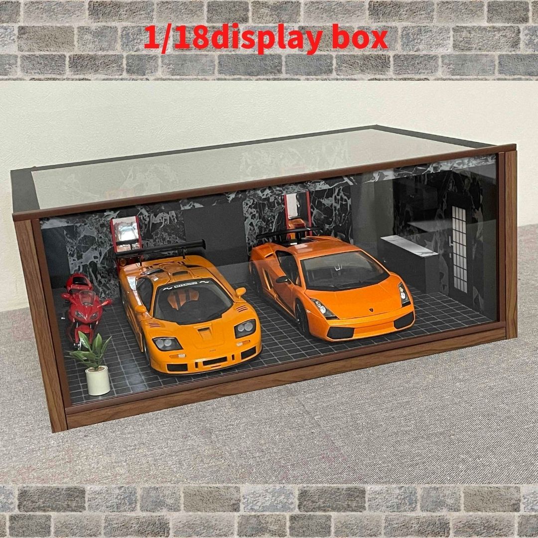 ☆1/18ガレージ ジオラマS フリータイプLED付きX65☆コレクションケース☆ランボルギーニ☆マクラーレン☆ジオラマケース☆LED照明☆拍卖