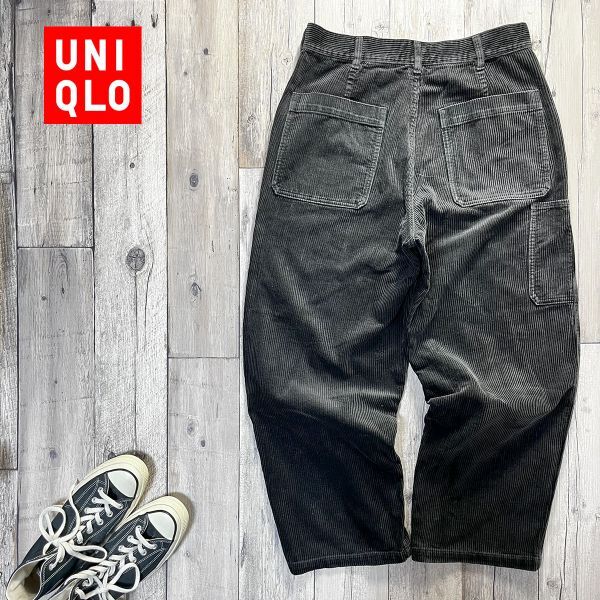 ☆UNIQLO U ユニクロ ユー☆コーデュロイ ペインターパンツ size【W79㎝】 S2589拍卖
