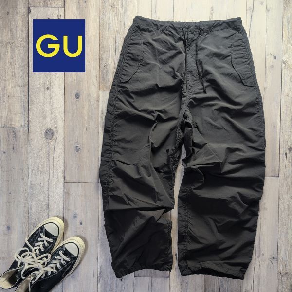 ☆GU ジーユー☆ナイロン パラシュート パンツ Size(M) S2615拍卖