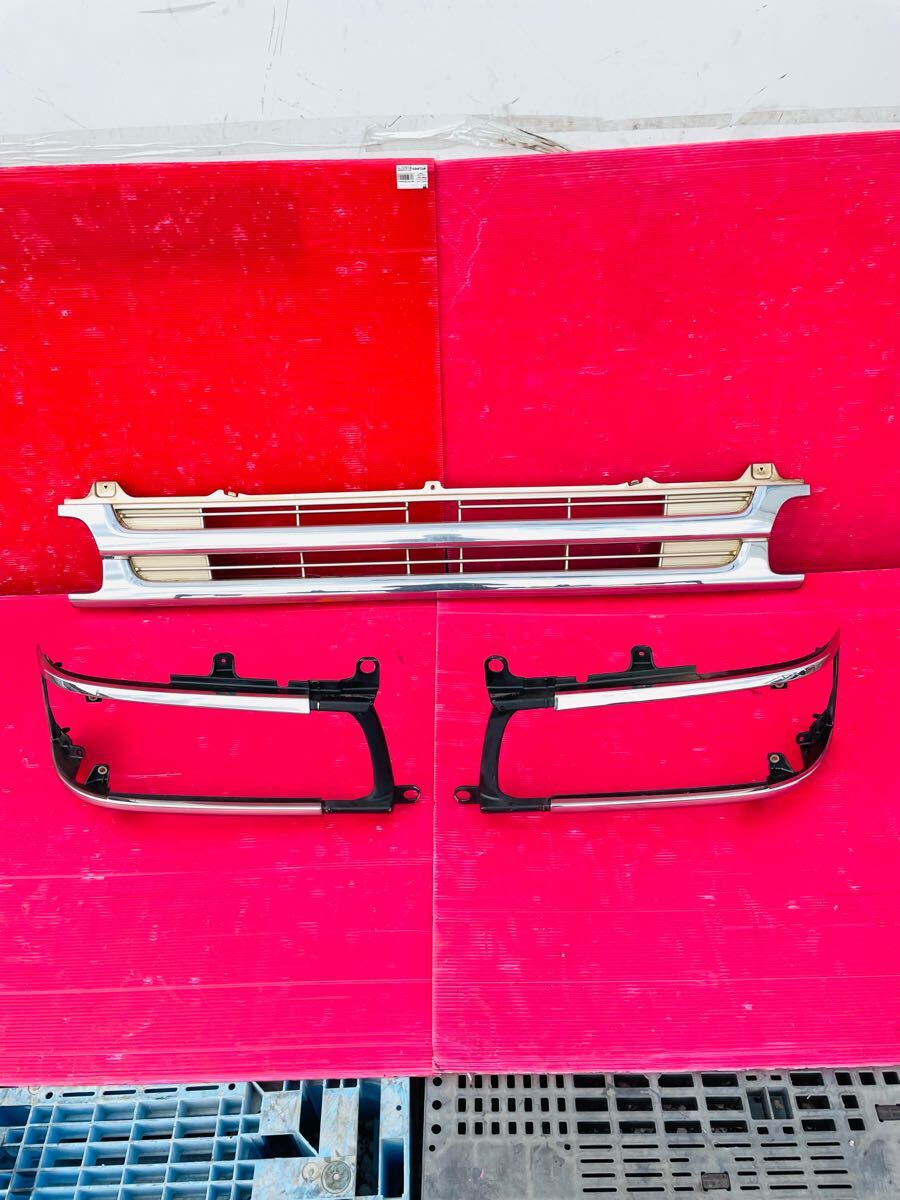 純正 日野 テラヴィ テラブィ プロフィア メッキ グリル メッキフロントグリル ライトベゼル セットレトロ デコトラ 当時物 希少品 Rei4308拍卖