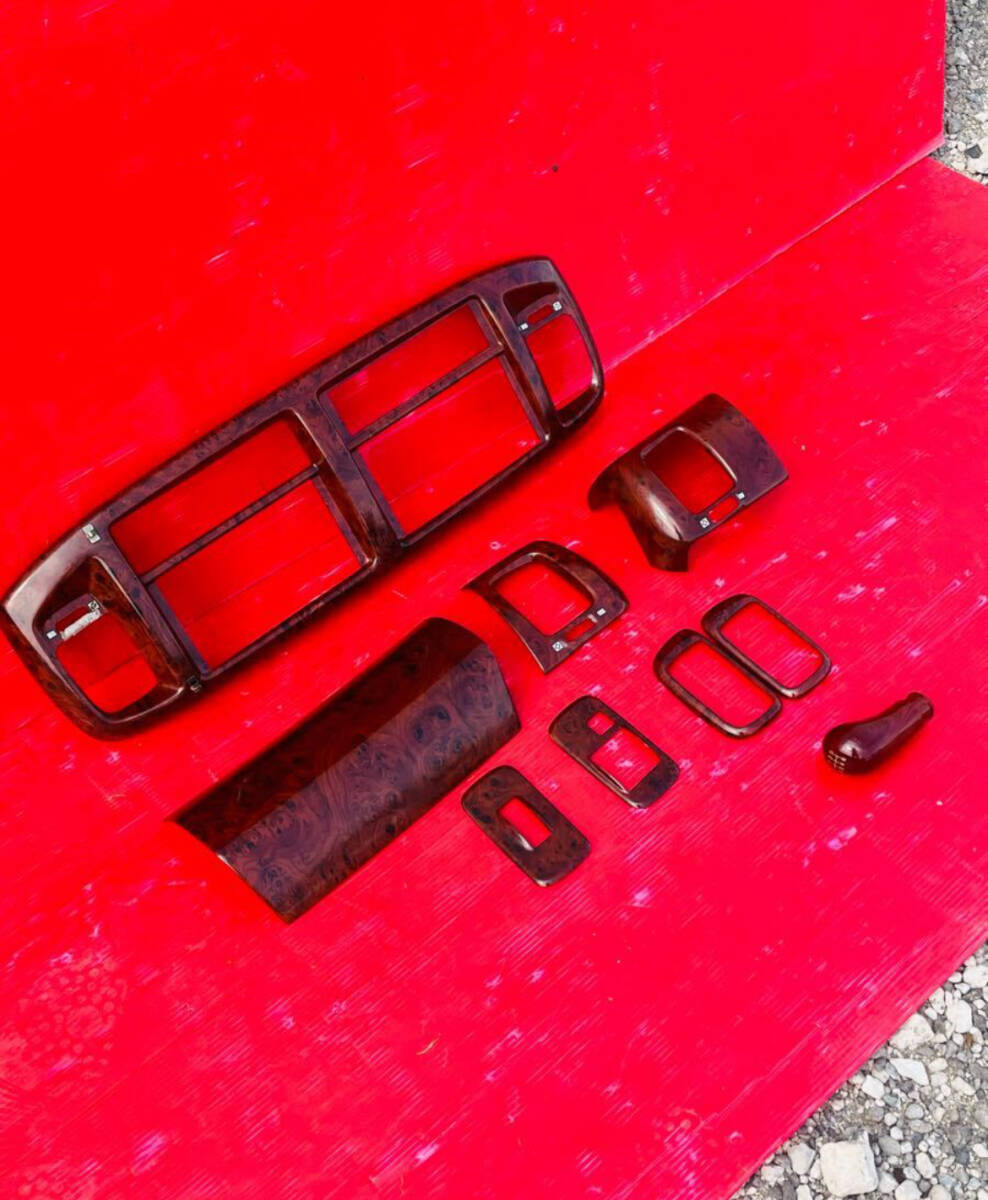 純正 日野 レンジャー 一色 ウッド ウッドパネル 木目 茶木目 セット希少品 デコトラ レトロ Rei3094拍卖