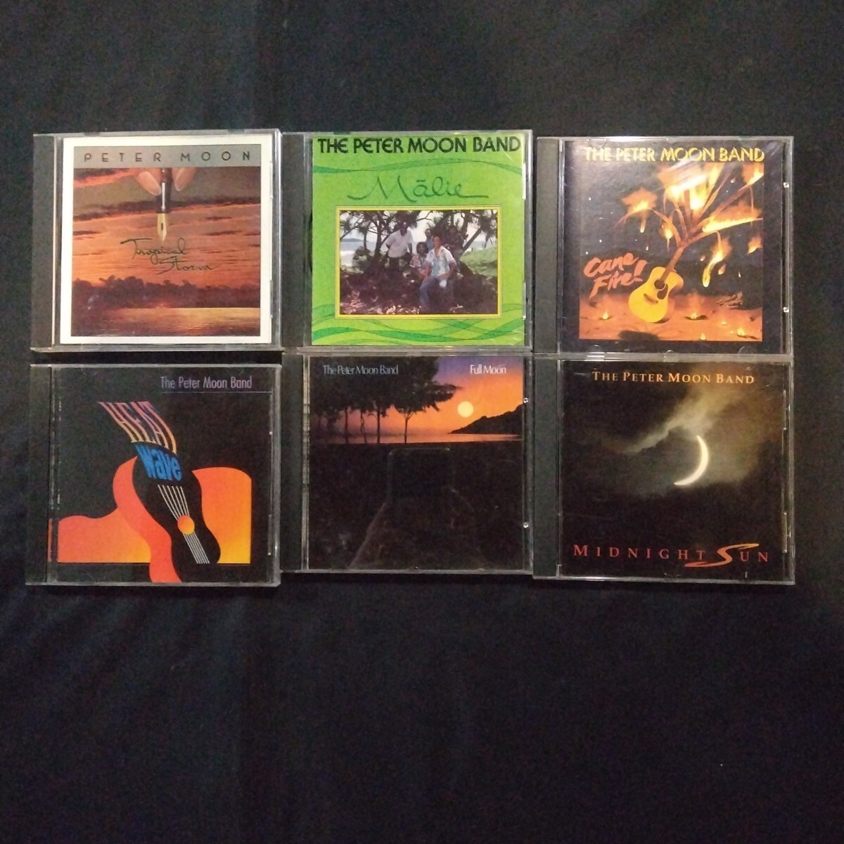 CD 6点 廃盤 The Peter Moon Band ピーター・ムーン・バンド Full Moon / HEAT WAVE / MIDNIGHT SUN / Cane Fire / Malle / Tropical Storm拍卖