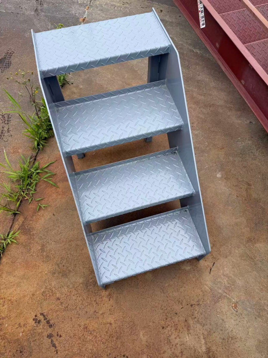 階段 かいだん はしご ユニットハウス 鉄製階段 スチール コンテナ DIY お引き取り大歓迎拍卖