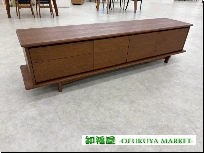 家具WD■28956■朝日木材TVボード W2000■展示品/取り外し品/中古品拍卖