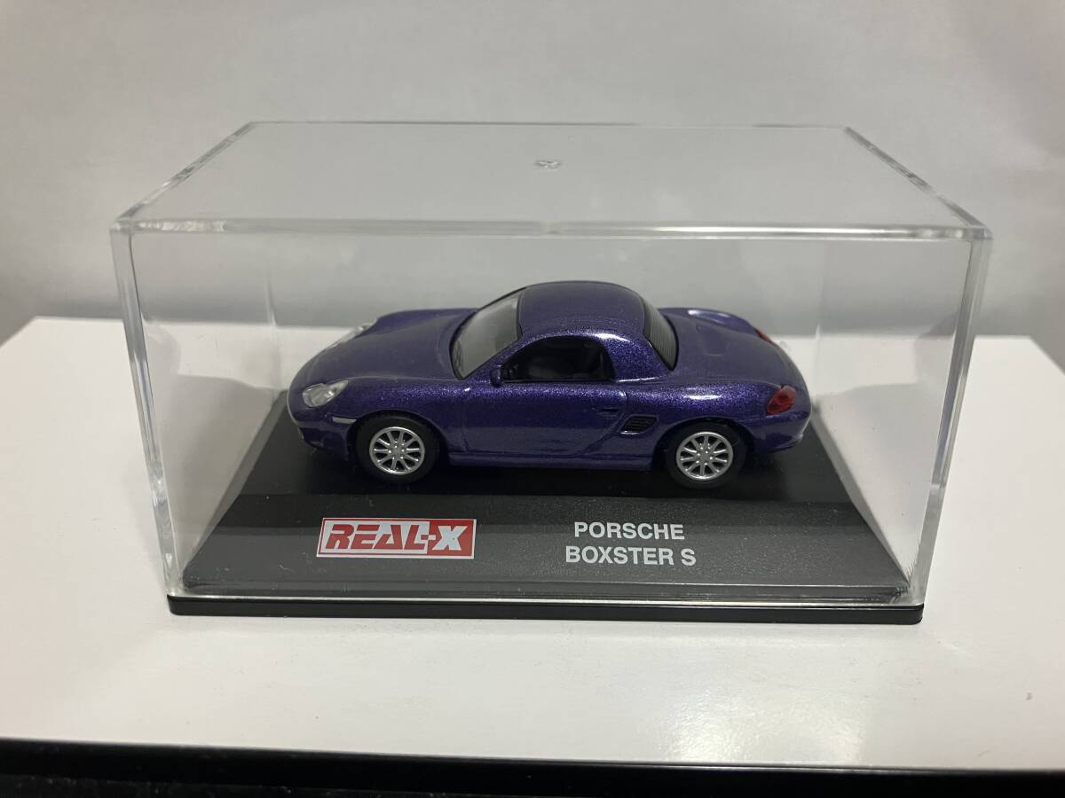 ヨーデル リアル-X 1/72ダイキャストミニカー!ポルシェ ボクスターS むらさき色 なかなか綺麗な色です!拍卖