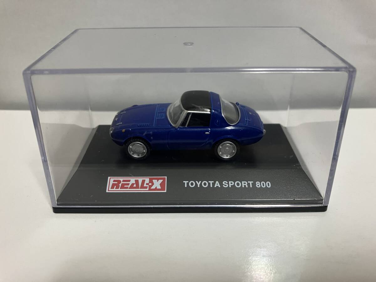 ヨーデル リアル-X 1/72ダイキャストミニカー!トヨタスポーツ800空冷(ヨタハチ)ブルー拍卖