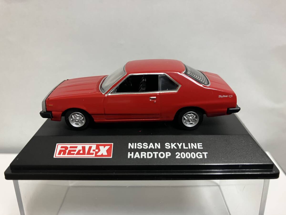 ヨーデル リアル-X 1/72ダイキャストミニカー!日産スカイライン ジャパンHT2000GT 前期丸目 赤色拍卖