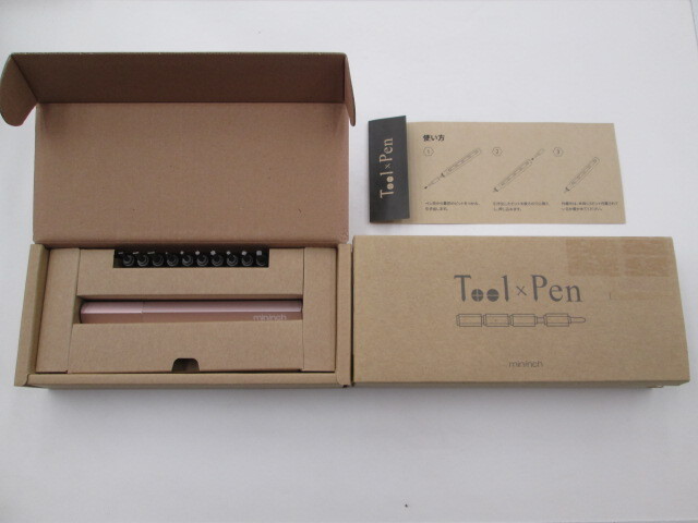 【長期在庫・未使用品】サクラドームツールペン 16ビット ペン型マルチビットドライバー ローズ拍卖