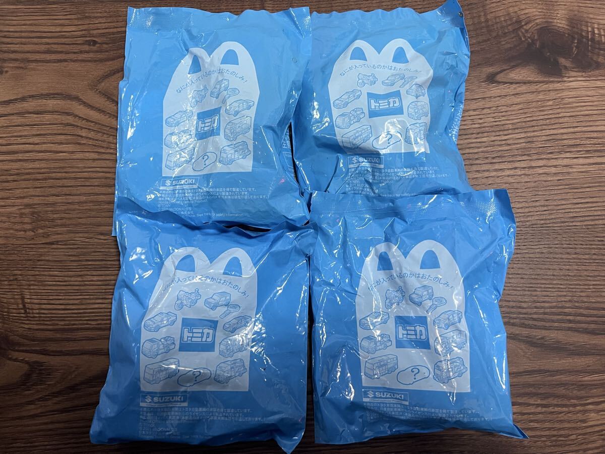 マクドナルド ハッピーセット トミカ パトカー 白バイ 4個セット拍卖