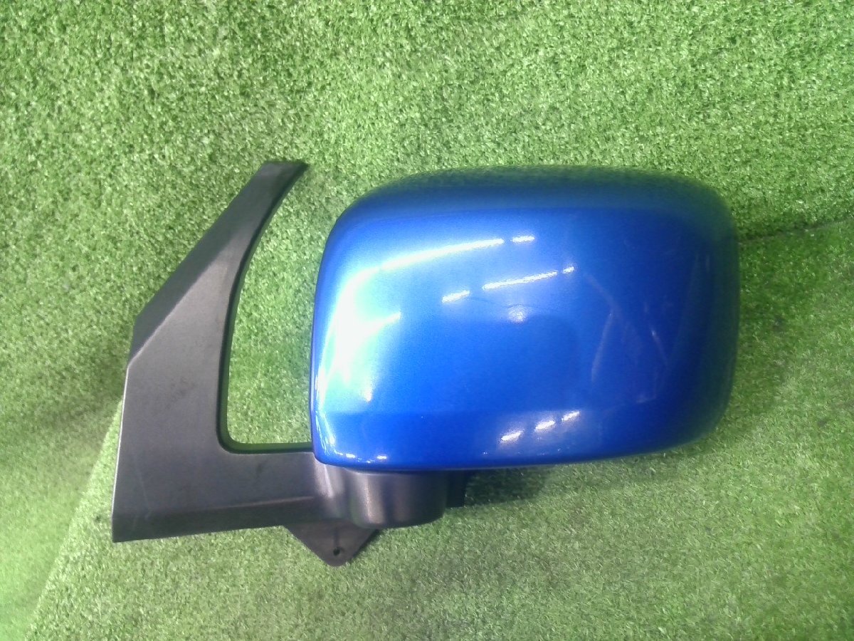 モコ DBA-MG33S MF33S MG33S 左 ドア サイド ミラー S R06A ZCW 青 アオ ブルー 96302-4A25K拍卖