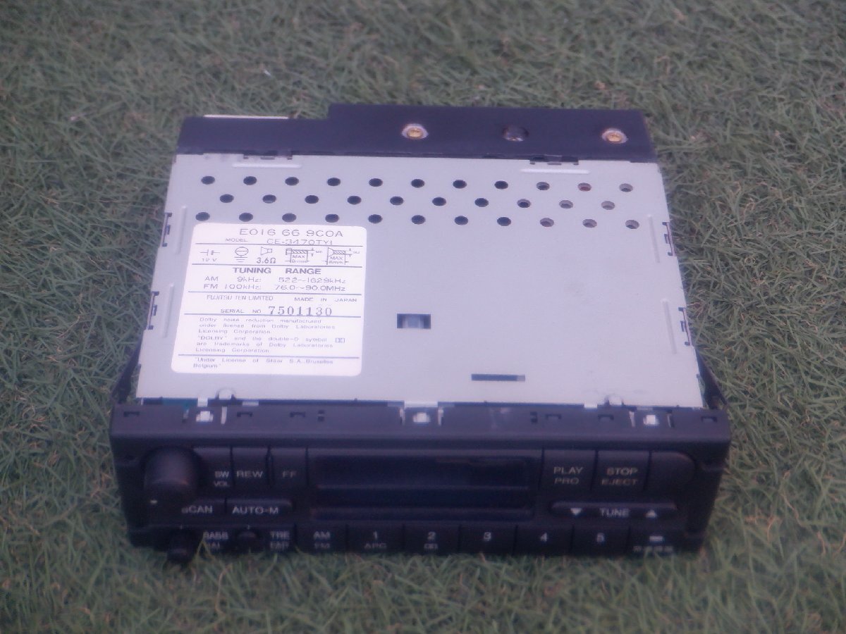FUJITSU 富士通 E016 66 9C0A CE-3470TYI AM/FM ラジオ チューナ オーディオ m-25-9-399拍卖