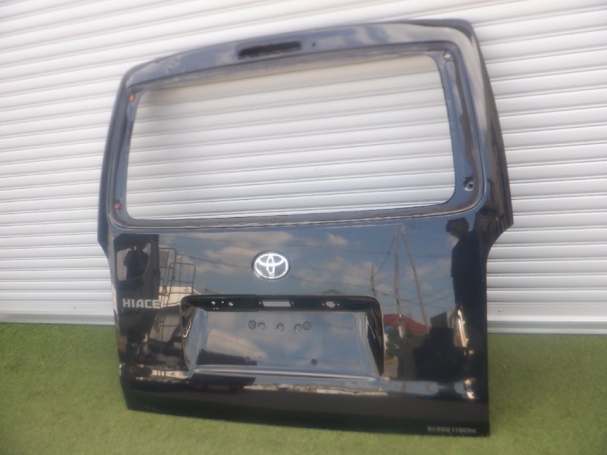 トヨタ純正 200 ハイエース ナロー 標準ボディ 標準ルーフ リアゲート バックドア 法人宛/個人宅発送可能 ブラック m-25-9-510拍卖