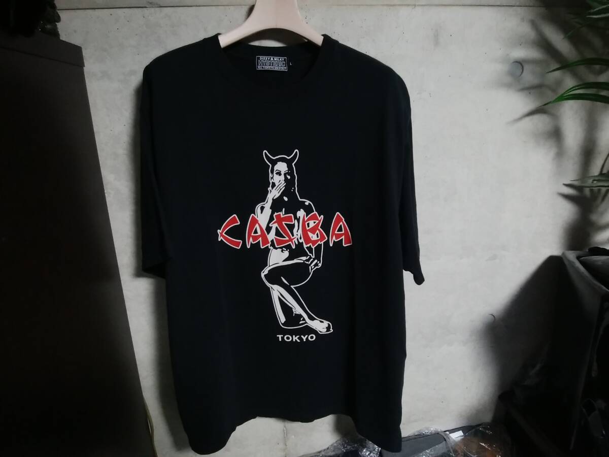 【HYSTERIC GLAMOUR ヒステリックグラマー】2024S/S TシャツL 日本製 恵比寿の会員制バー「CASBA(カスバ)」との限定コラボモデル拍卖