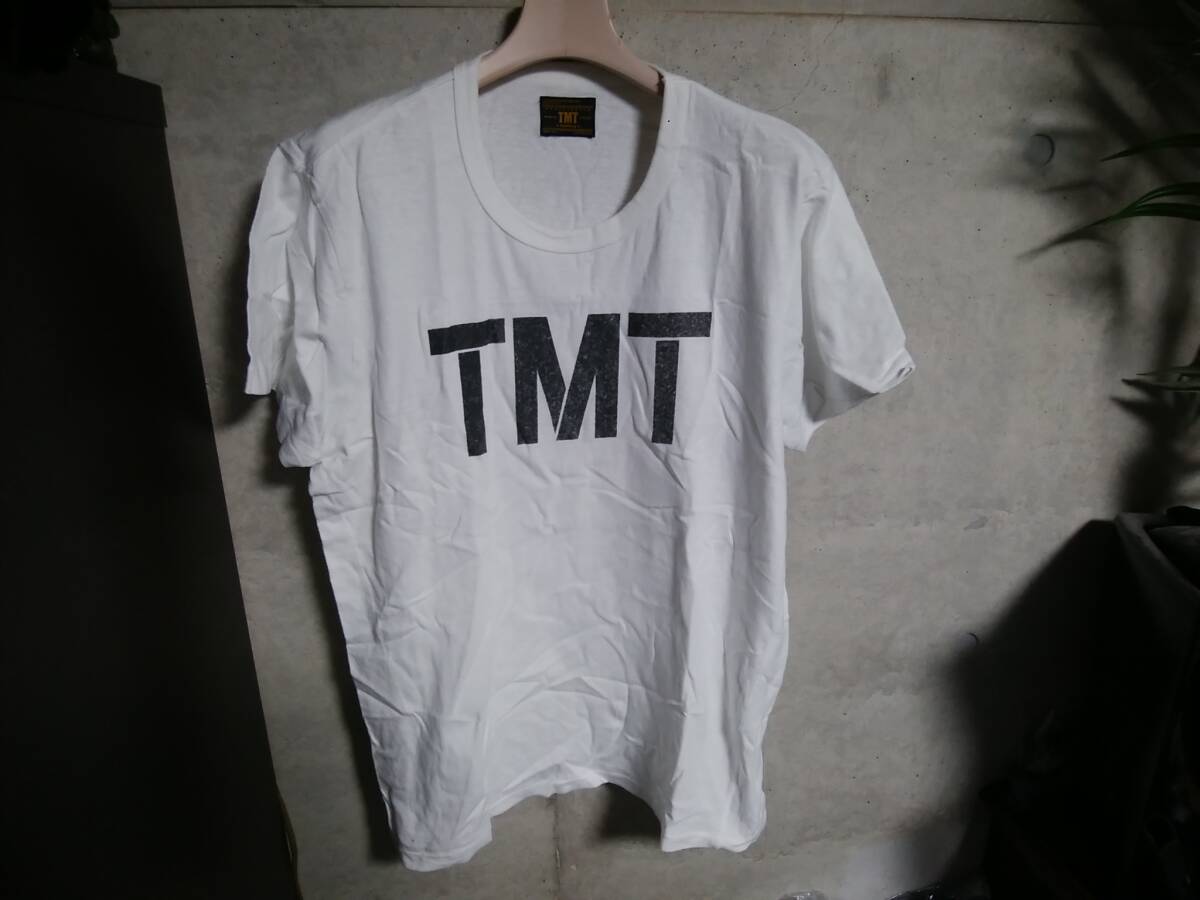【TMT】TシャツL 日本製 ビッグロゴプリント 本店限定 名作 人気アイテム拍卖