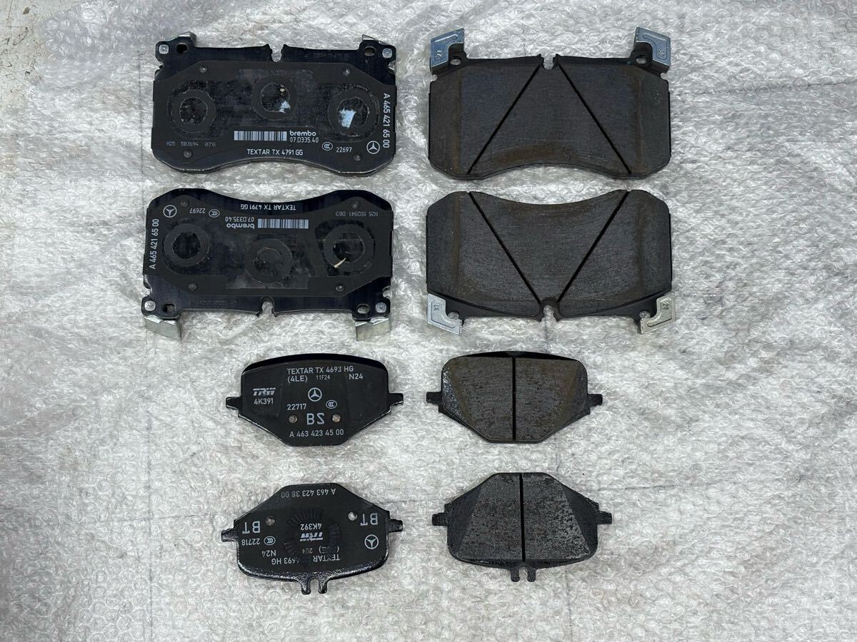 メルセデスベンツ G63AMG 純正パッド 納車直後外し 最新型 ♪ Mercedes Benz G-class G63 W465 W464 W463 brembo ブレンボ ブレNO961拍卖