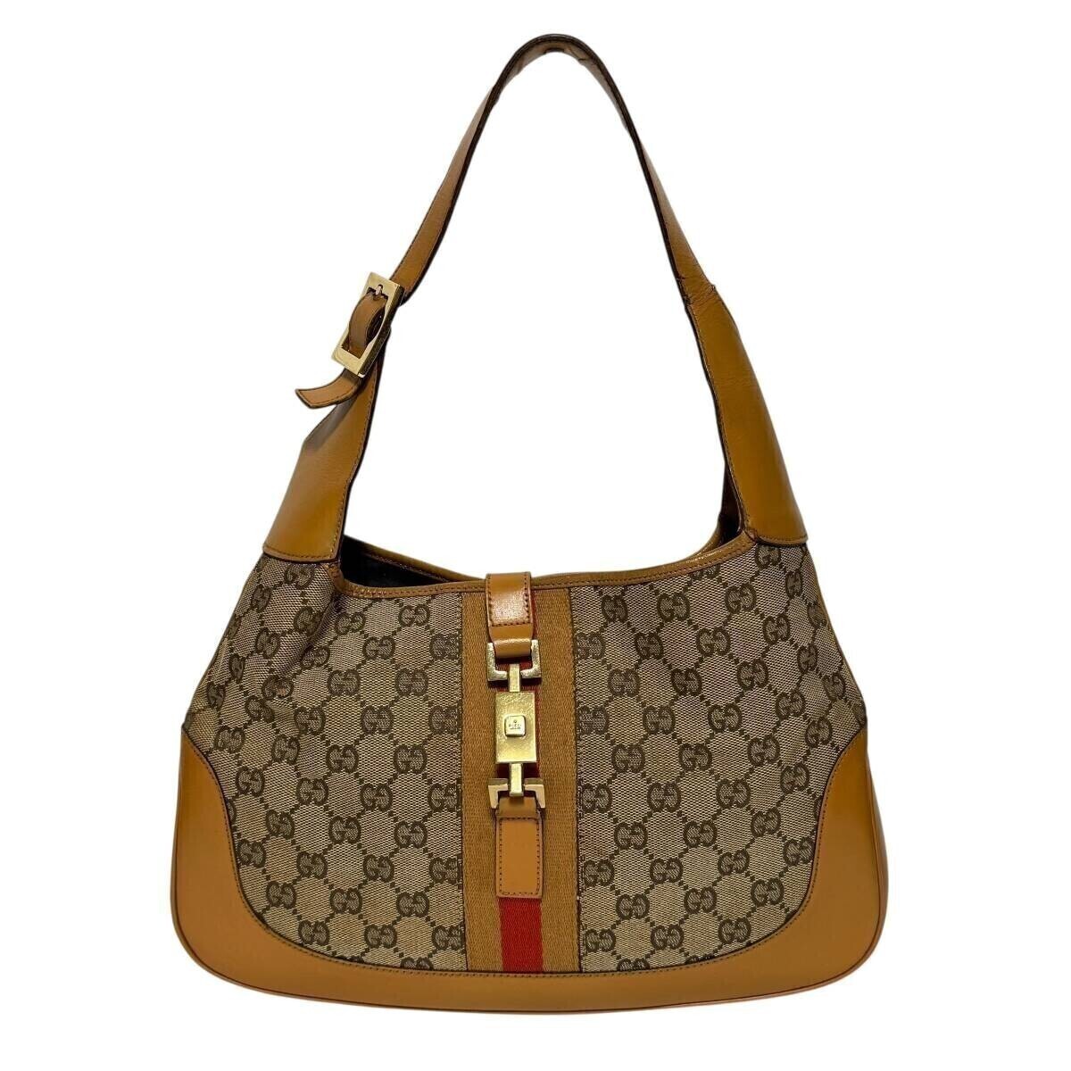 GUCCI グッチ ジャッキー バッグ シェリーライン GG キャンバス HB05078拍卖