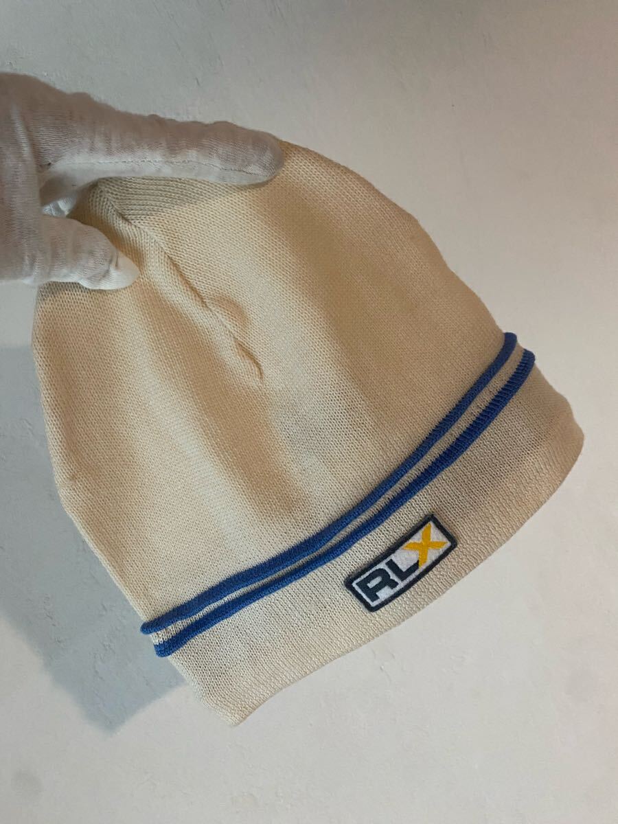 名作 00s RLX ニット帽 美品 ラルフローレン 検)ヴィンテージ USA us army リーバイスold 70s 60s y2k 大戦拍卖