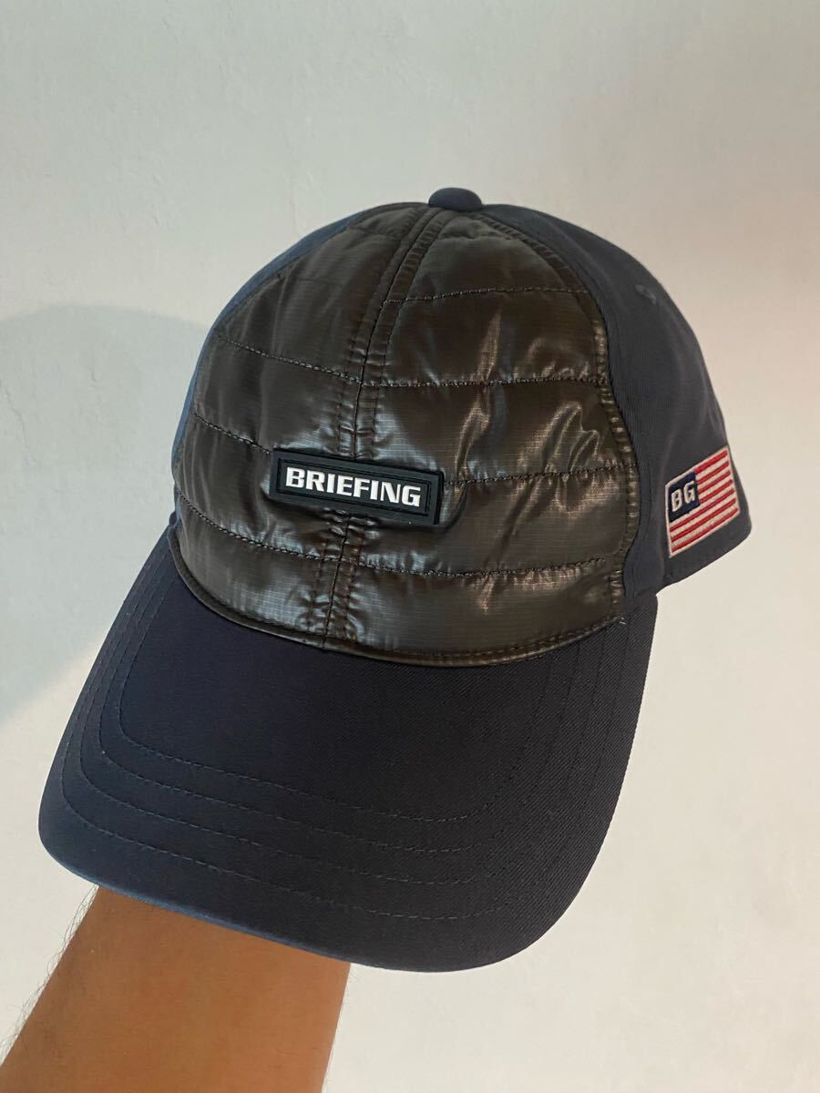 美品 ブリーフィング キルティング ベースボールキャップ キャップ 検)ヴィンテージ USA us army リーバイスold 70s 60s y2k 大戦拍卖
