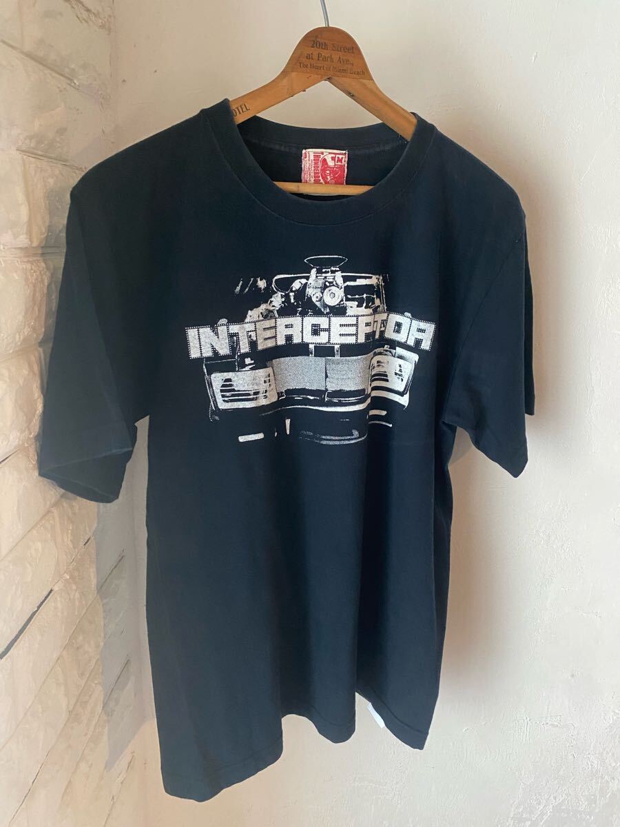 激レア MADMAX interceptor Tシャツ ブラック サンダーボルト 検)ヴィンテージ USA us army リーバイスold 70s 60s y2k 大戦拍卖