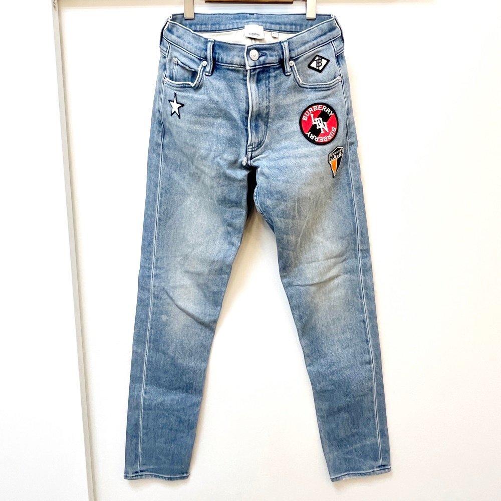 rm) BURBERRY LONDON バーバリー W31L32 SLIM スリムフィット デニム パンツ 中古 USED 古着拍卖