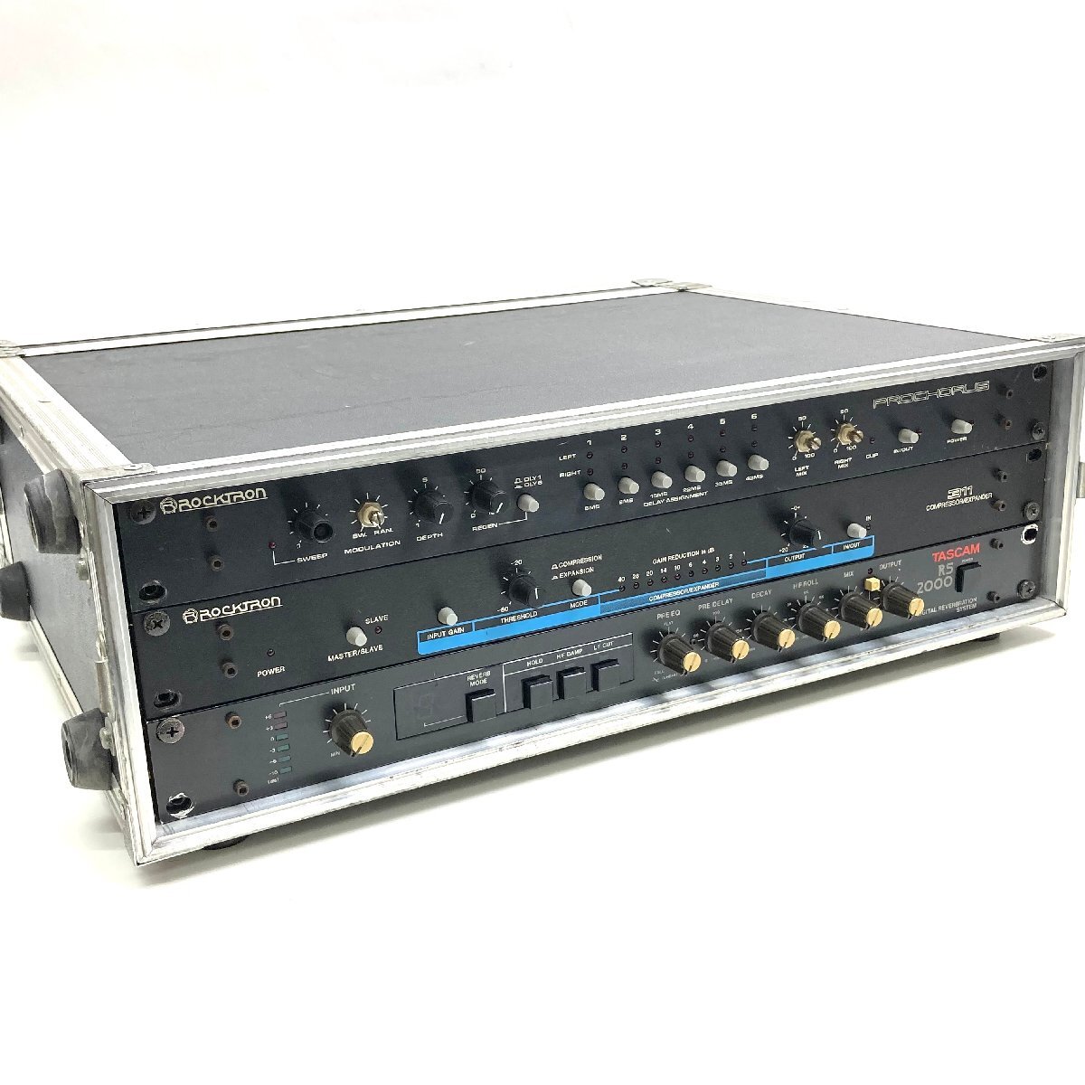 1円スタート! Rocktron ロックトロン PROCHORUS / 311 ・ TASCAM RS2000 + 3Uケース付 エレキギター エフェクター 音響機器 ※現状品 拍卖
