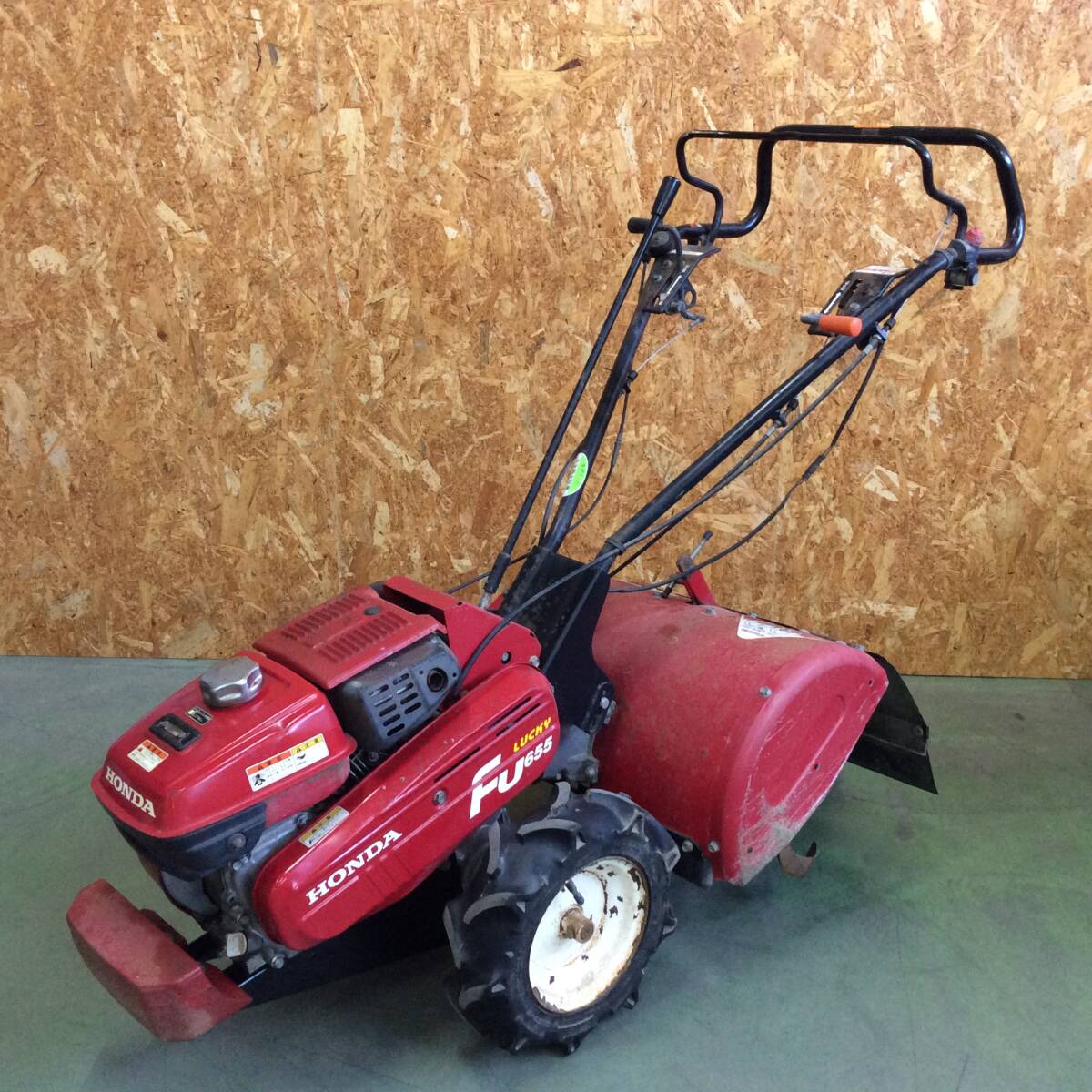 【H-3690】中古品 HONDA ホンダ 耕運機 管理機 FU655 ラッキー 家庭菜園 農機具【引き取り限定・静岡県浜松市】拍卖