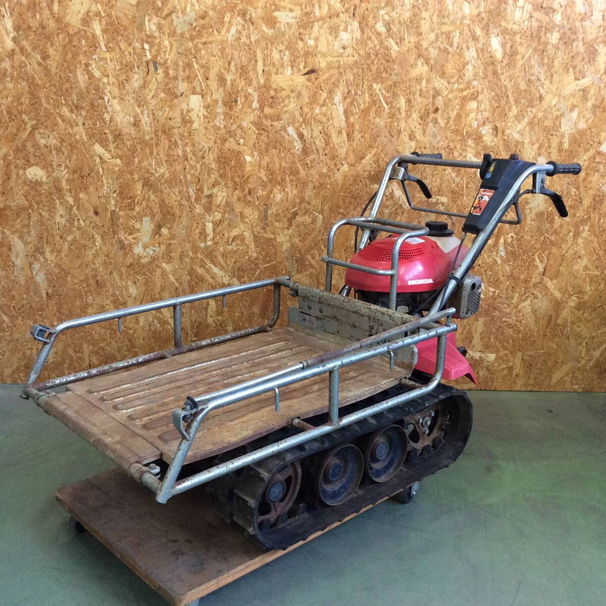 【H-3629】中古品 HONDA ホンダ 運搬車 HP250 手動ダンプ クローラ 最大積載200Kg【引き取り限定・静岡県浜松市】拍卖