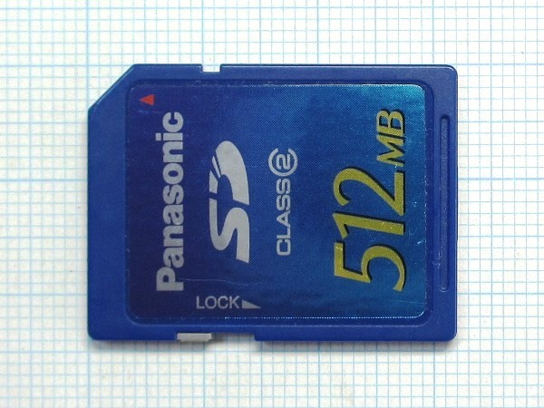 ★Panasonic SDメモリーカード 512MB 中古★送料85円・185円拍卖