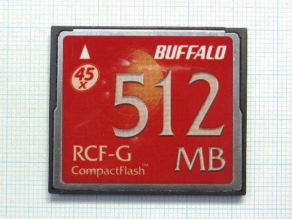 ★BUFFALO コンパクトフラッシュ 512MB 中古★送料85円・185円拍卖
