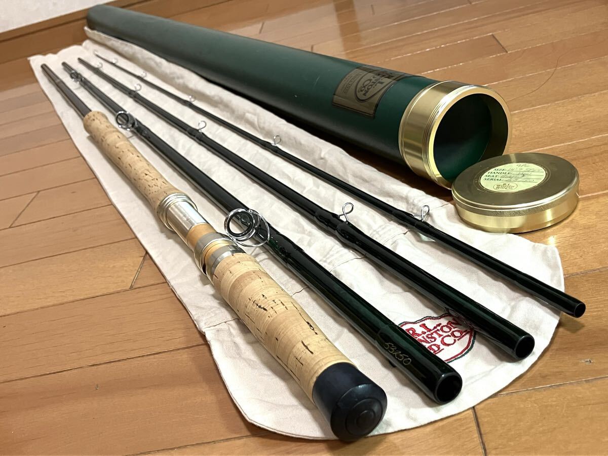 ★即決!稀少 R L ウィンストン スペイ 14' #9 8.3/4oz 4ピース 美品! ケース・袋付き 梱包費無料 R.L. Winston Spey ウインストン ★拍卖