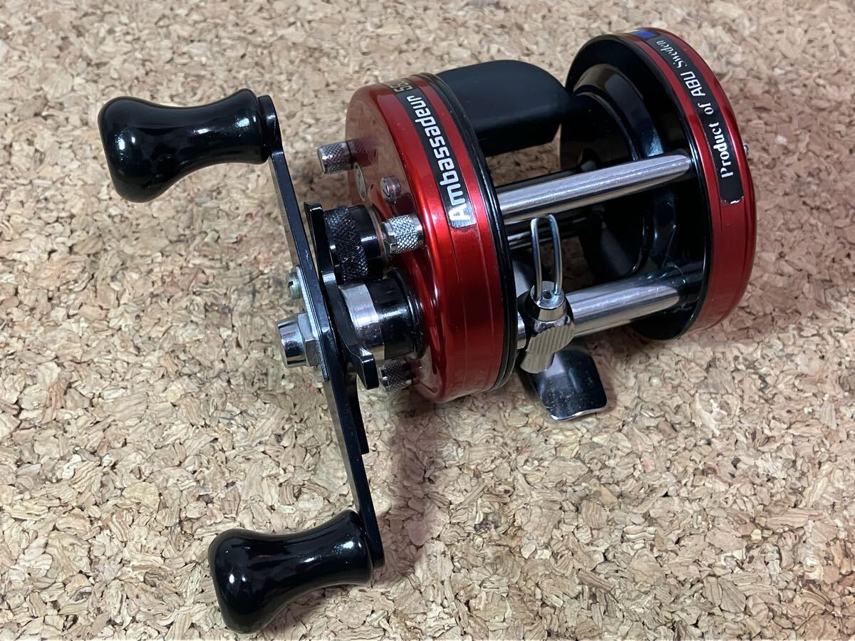 ★即決!稀少 オールド アブ アンバサダー 5600A 美品!機関好調 ABU ambassadeur 黒ベロ EF エビス 80年 ★拍卖