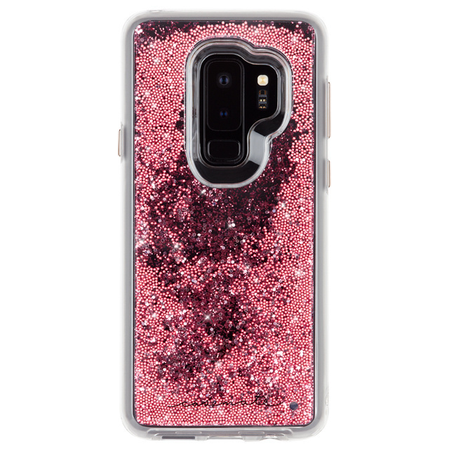 即決・送料込)【キラキラのラメが流れるケース】Case-Mate Galaxy S9+ docomo SC-03K/au SCV39 Waterfall Rose Gold拍卖