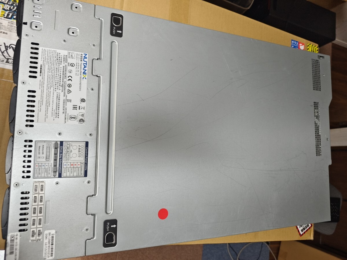 nutani サーバー(Xeon platinum 2.1GHz 2CPU 56コア112スレッド/96GB/SSD 240×2) 検索用hp dl360 gen10拍卖