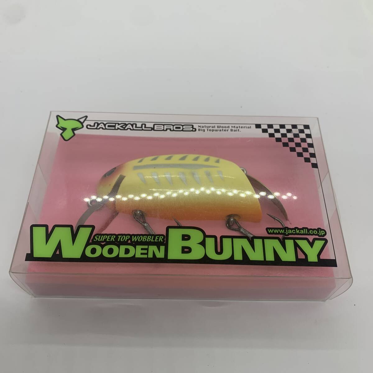 I-101390 ジャッカル JACKALL ウッドゥンバニー WOODEN バニー ボーンイエロー拍卖