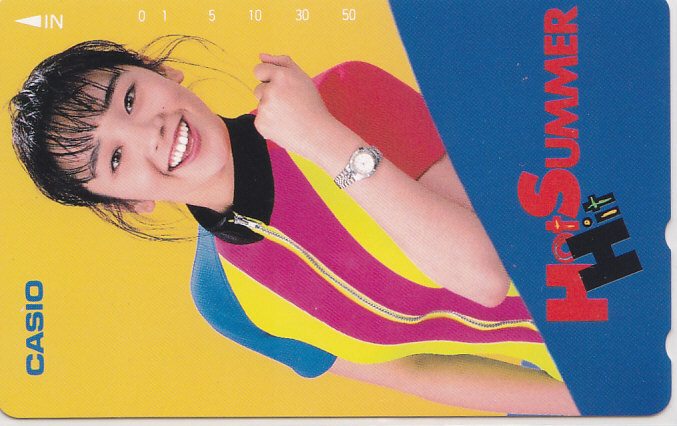 西田ひかる Casio/時計【テレカ】 L.9.1 ★送料最安75円~拍卖